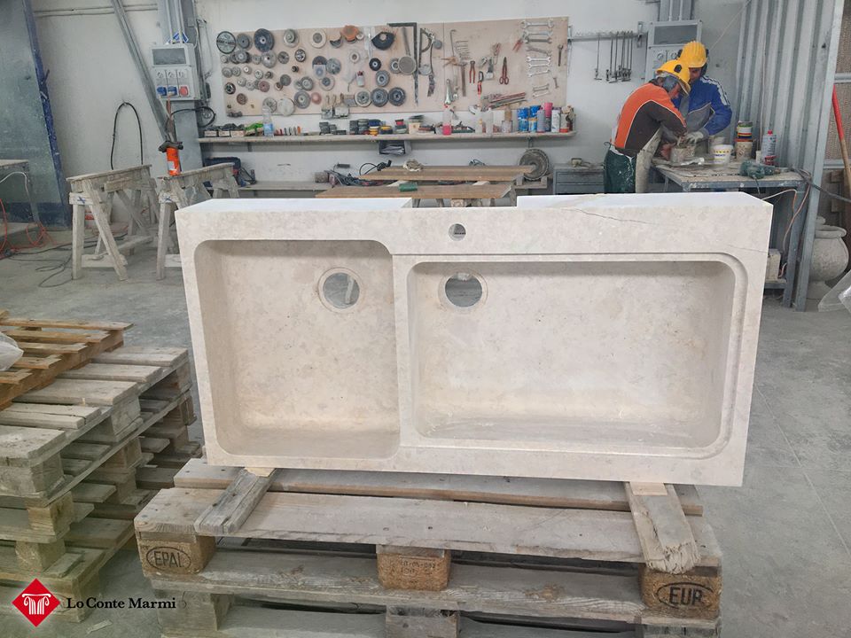 Large stone sink